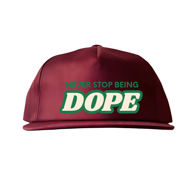 Dope Botanicals Snapback – Cranberry